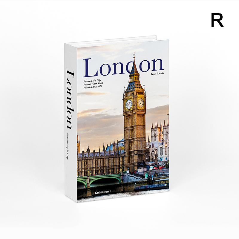 City Deko-Bücher für Dekoration Couchtisch Moderne Heimdekoration Bücher Schlichtheit Ausstellungsbuch Paris London York von Joom DACH
