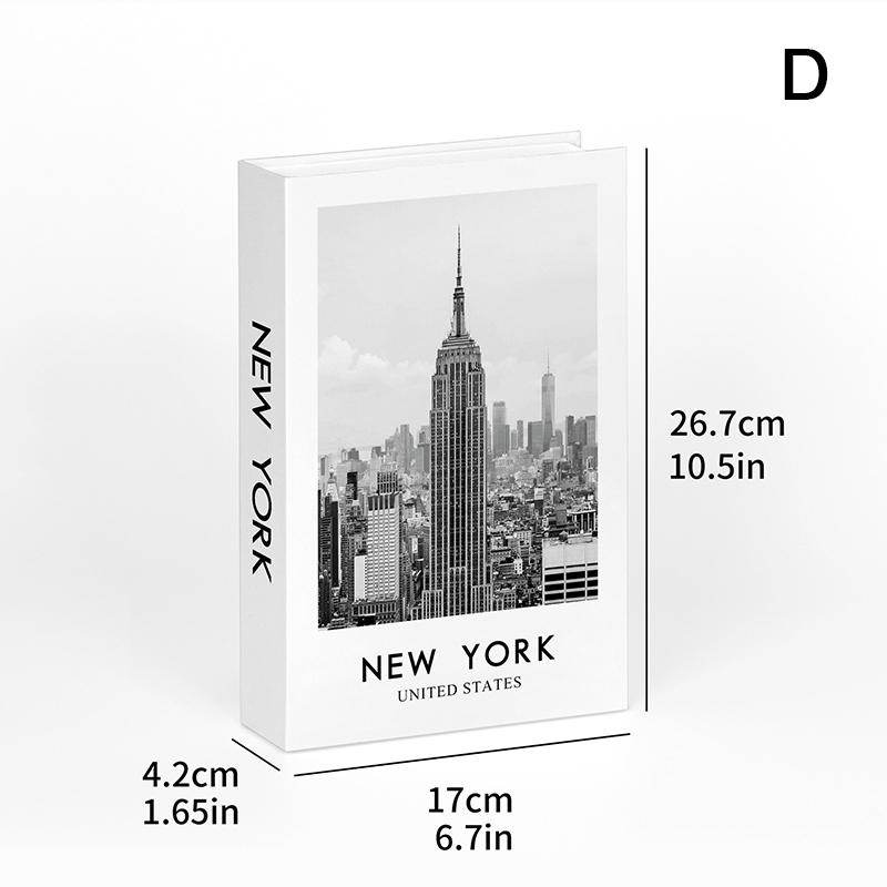 City Deko-Bücher für Dekoration Couchtisch Moderne Heimdekoration Bücher Schlichtheit Ausstellungsbuch Paris London York von Joom DACH