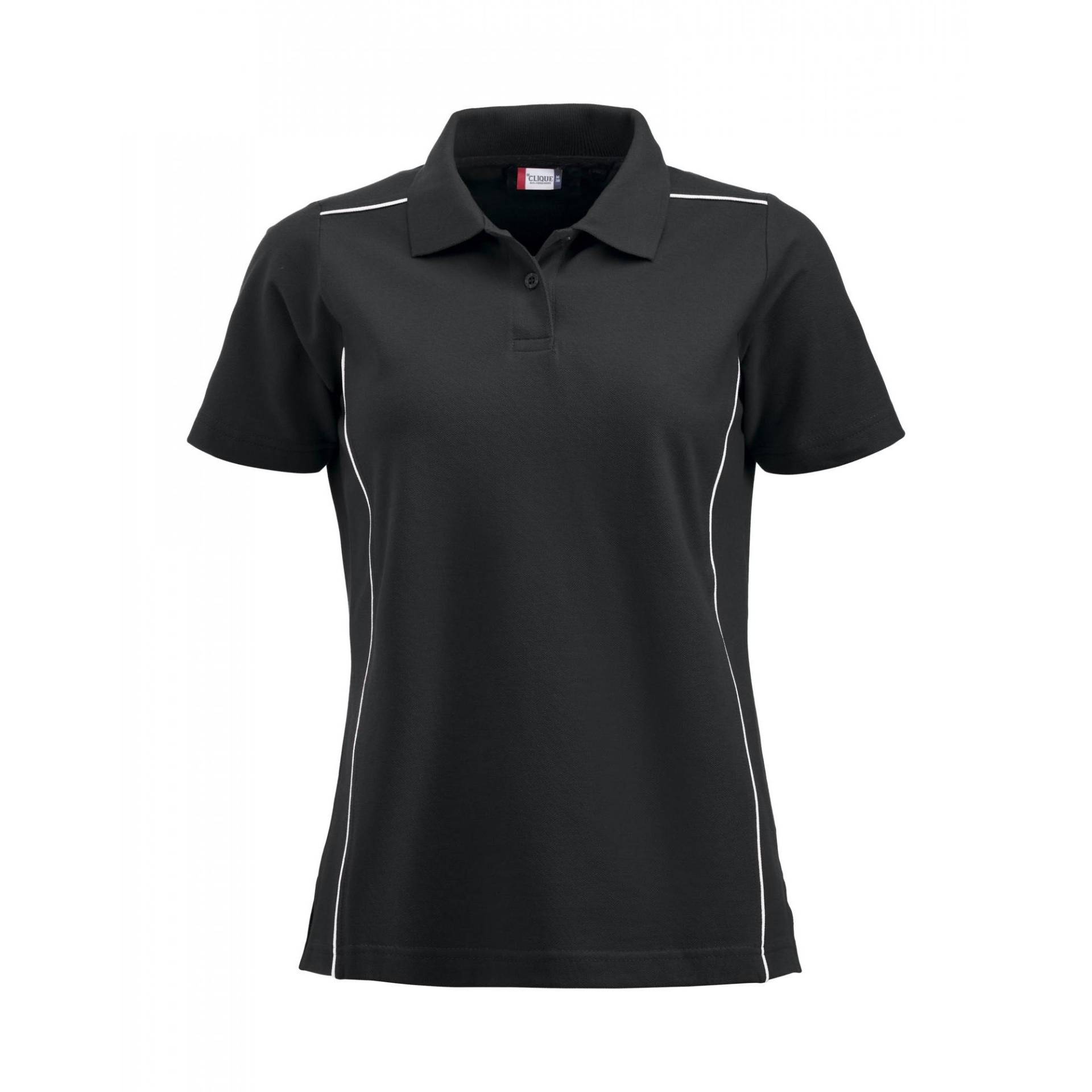 Clique Damen/Damen Neues Alpena Poloshirt XXL schwarz von Joom DACH