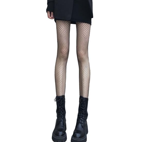 Club Strümpfe Fishnet Mesh Einfarbig Aushöhlen Dünne Verschönern Beine Weiche Elastische Frauen Strumpfhosen Weibliche Kleidungsstück von Joom DACH