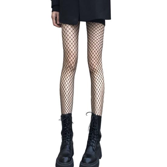 Club Strümpfe Fishnet Mesh Einfarbig Aushöhlen Dünne Verschönern Beine Weiche Elastische Frauen Strumpfhosen Weibliche Kleidungsstück von Joom DACH