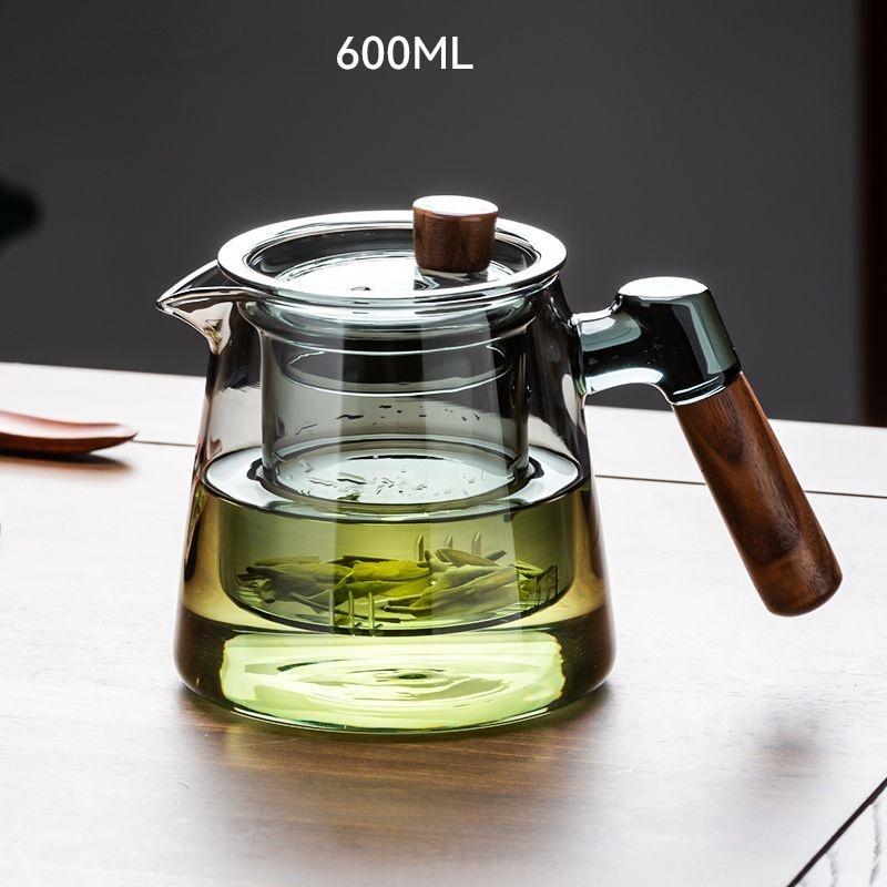 Kaffeekanne Familie Glasteekanne Set Transparente Glasteetasse Kung Fu Kleine Teetasse Pyrexglas Teeservice Blumenteekanne von Joom DACH