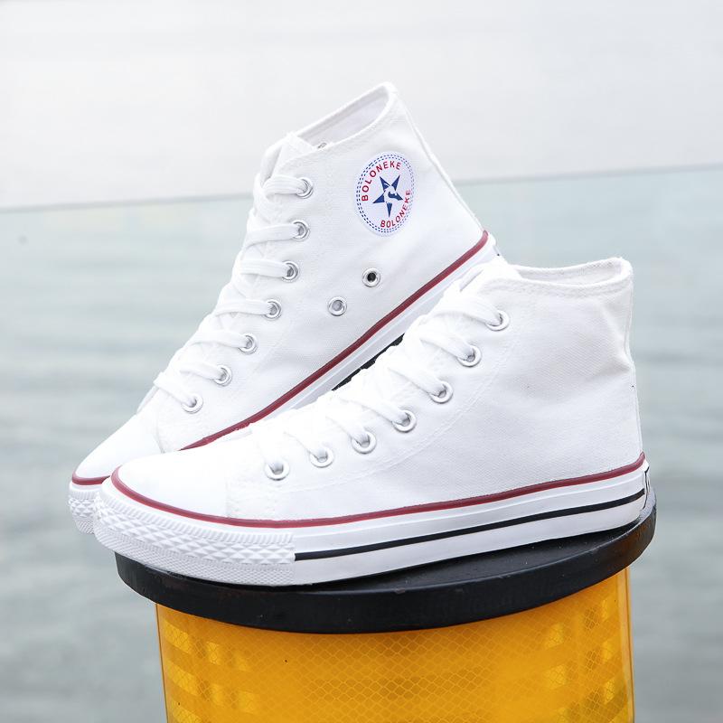 College-Stil Einfarbig Paar, High-Top Canvas Schuhe Männer Und Frauen Schuhe 1970 Retro 44 College-Stil Einfarbig Paar, High-Top Canvas Schuhe Männer Und Frauen Schuhe 1970 Retro 44 von Joom DACH