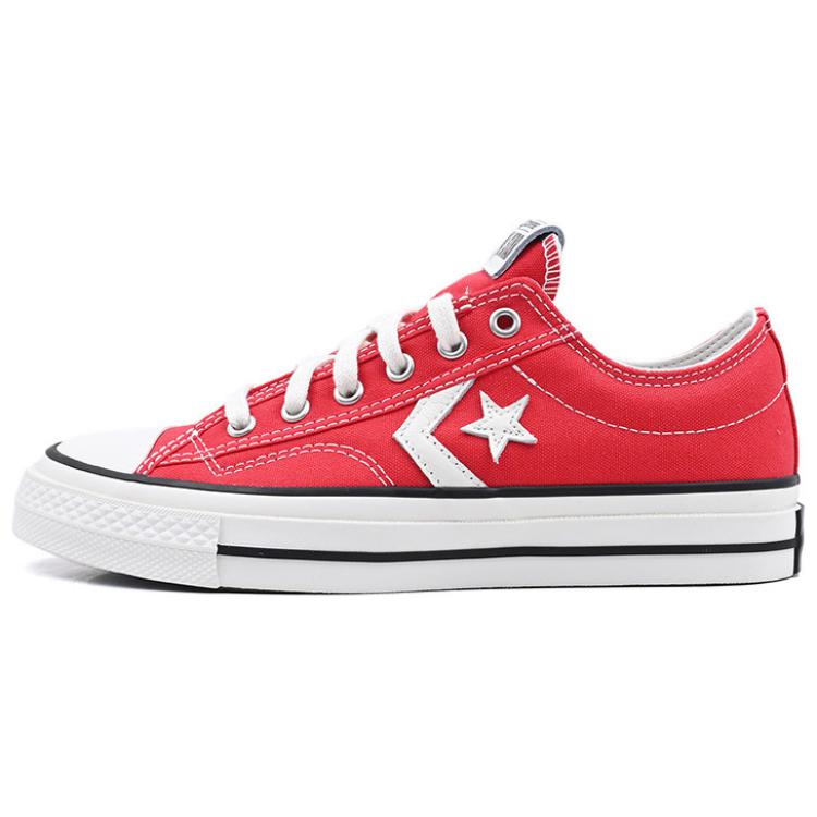 Converse Star Player 76 Low Premium Canvas - Rote Unisex Sneakers Weiß Schwarz A11530C 44 von Joom DACH