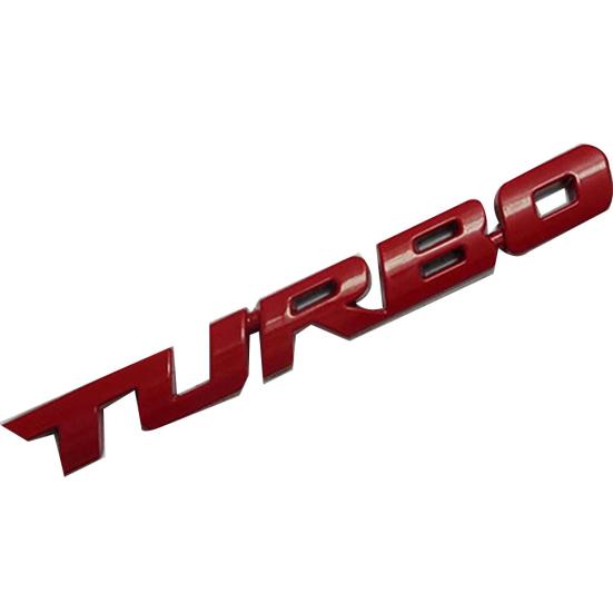 Coole 3D-Legierung Metall Buchstabe Turbo Auto Motorrad Emblem Abzeichen Aufkleber Aufkleber Dekor von Joom DACH