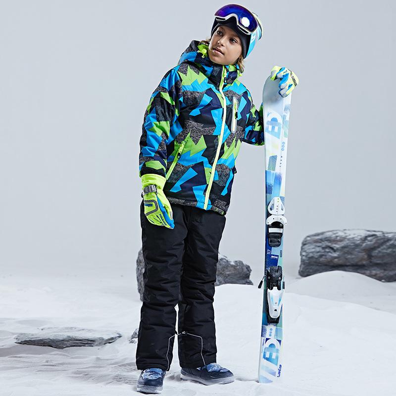 Cooler Star Kinder Skianzug - Warme Unisex Single/Double Board Jacke & Hose Size 10 (130-140 CM) von Joom DACH