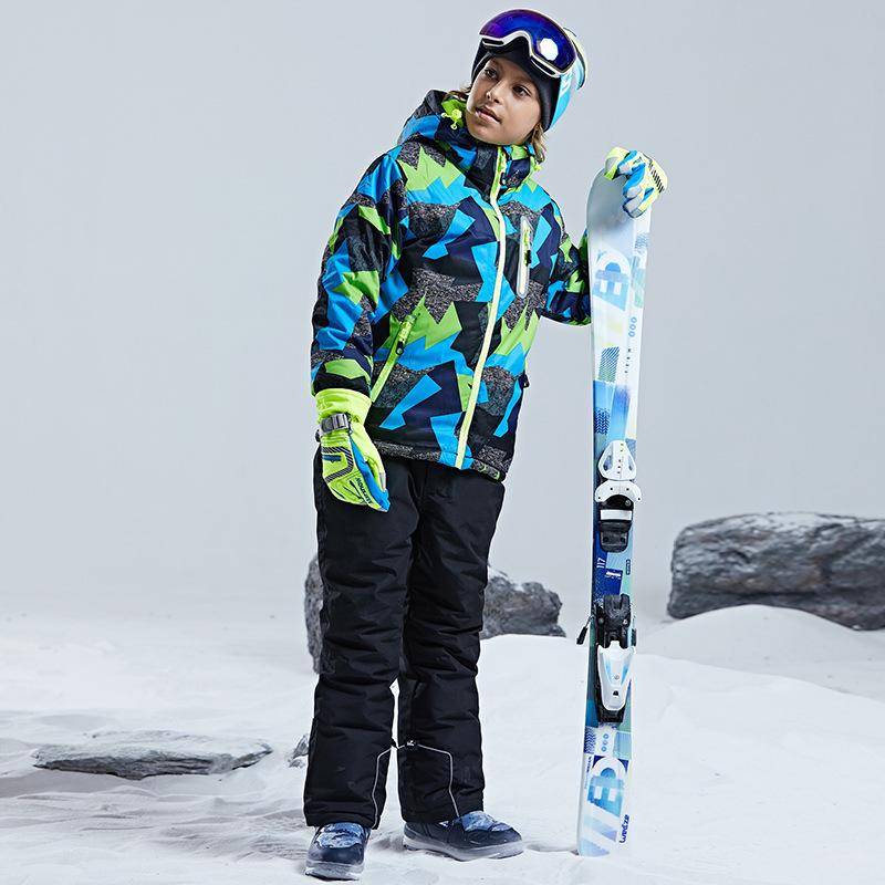 Cooler Star Kinder Skianzug - Warme Unisex Single/Double Board Jacke & Hose Size 10 (130-140 CM) von Joom DACH