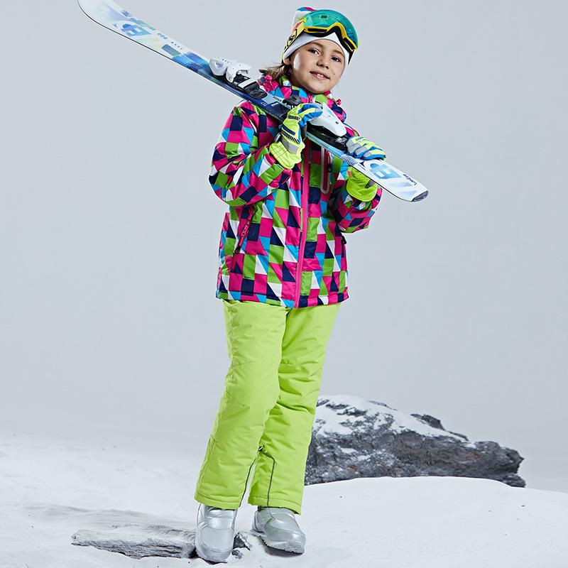 Cooler Star Kinder Skianzug - Warme Unisex Single/Double Board Jacke & Hose Size 14 (150-155 CM) von Joom DACH