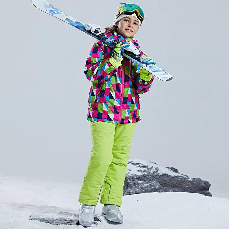 Cooler Star Kinder Skianzug - Warme Unisex Single/Double Board Jacke & Hose Size 14 (150-155 CM) von Joom DACH