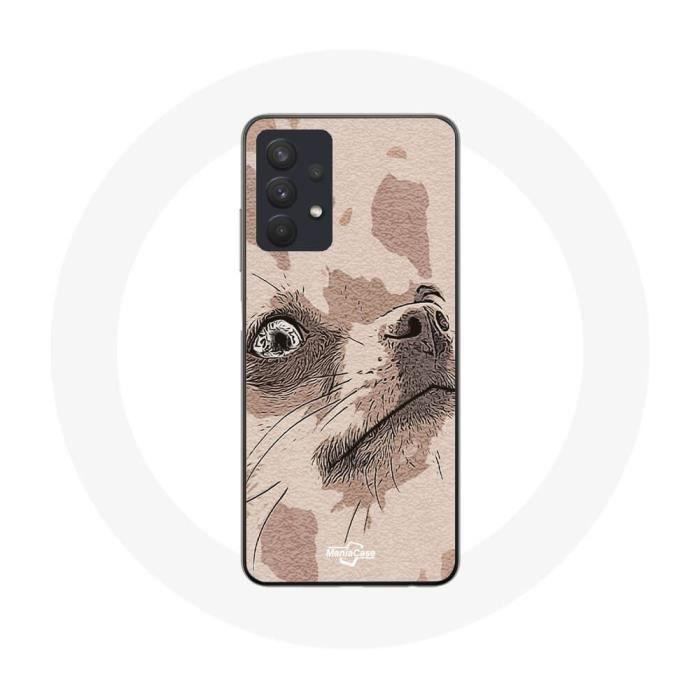 Coque Maniacase pour pour Samsung Galaxy A32 4G Chihuahua Race de chiens schwarz von Joom DACH