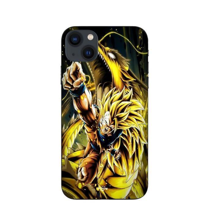 Coque - Maniacase - iPhone 14 Plus - Son Goku Super Saiyan SSJ3 - Souple - Noir von Joom DACH