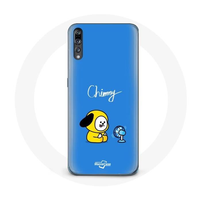 Coque pour Huawei P20 Bangtan BTS BT21 Chimmy Jimin Fond Bleu von Joom DACH