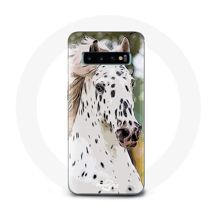Hülle für Samsung Galaxy S10 Edge Appaloosa Weißes Pferd von Joom DACH
