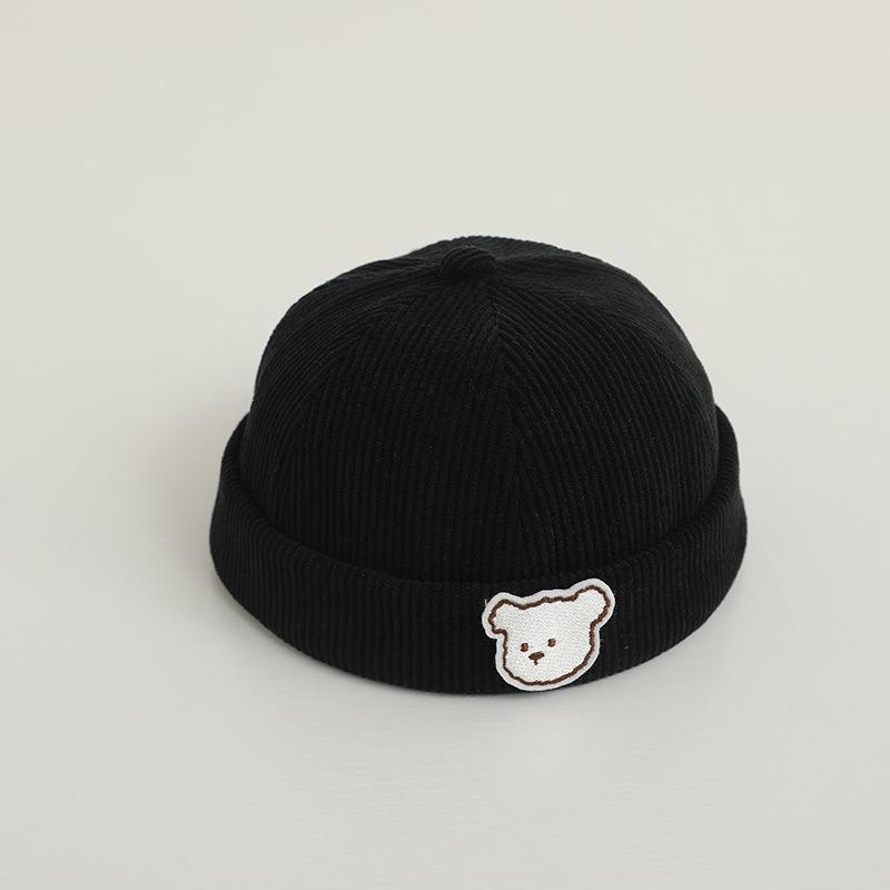 Cord-Baby-Mütze ohne Krempe, Cartoon-Bär, Melonen-Kappe für 3–24 Monate, für Jungen und Mädchen, Herbst, warme Beanie-Mütze, einfarbig, Docker-Kappe für Kleinkinder 48-50cm fit 6-24M Cord-Baby-Mütze ohne Krempe, Cartoon-Bär, Melonen-Kappe für 3–24 Monate, für Jungen und Mädchen, Herbst, warme Beanie-Mütze, einfarbig, Docker-Kappe für Kleinkinder 48-50cm fit 6-24M von Joom DACH