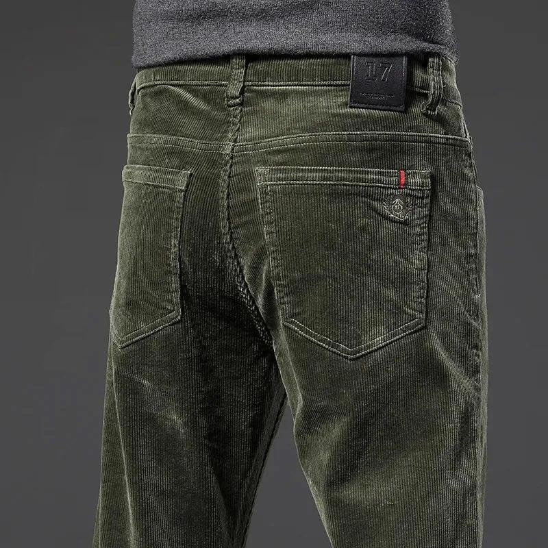 Cordhosen Herren Mittleren Alters High-End Locker Gerade Übergröße Lässige Herrenhosen Herbst Business Lange Hosen Herren 36 dunkelgrüne von Joom DACH