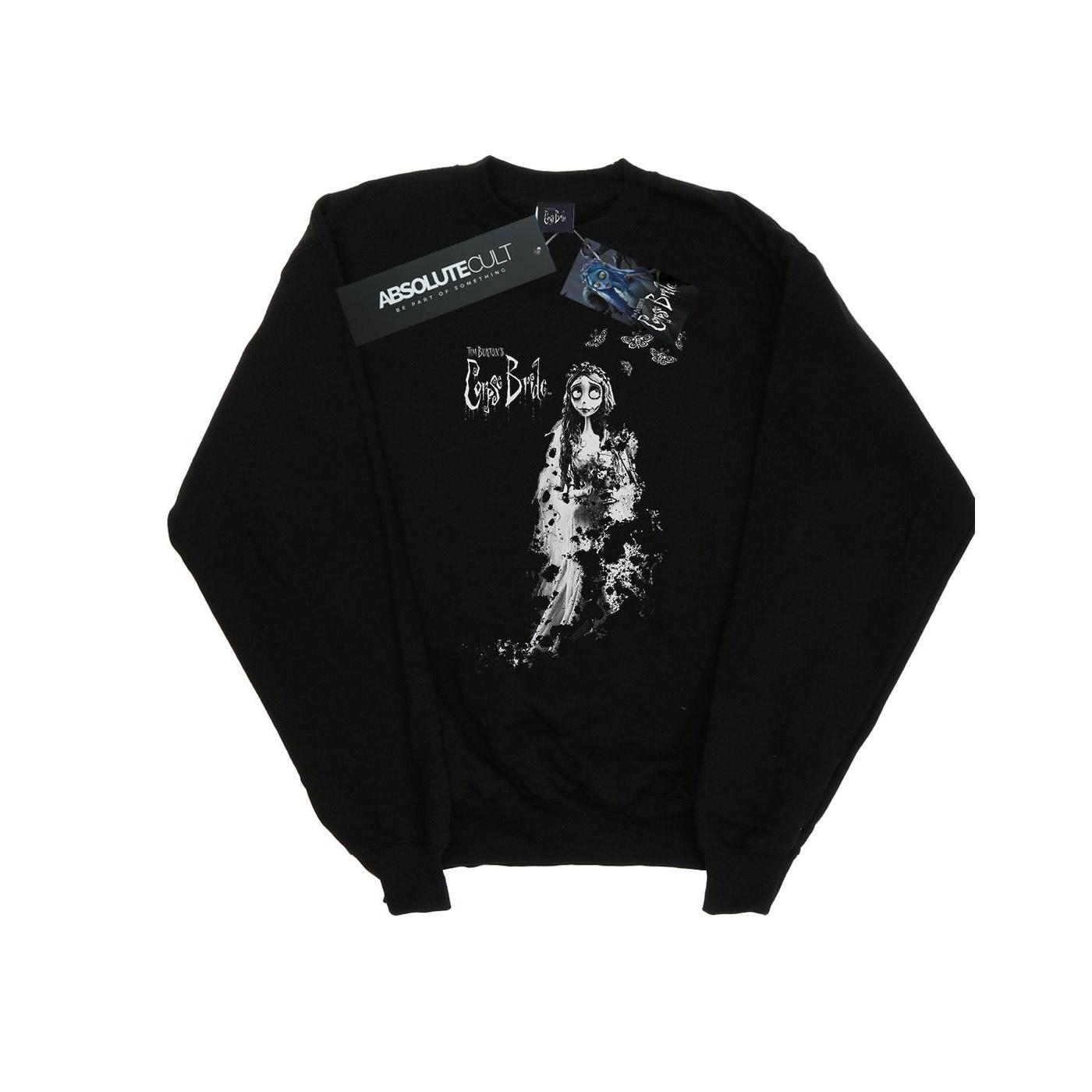 Corpse Bride Mädchen Distressed Bride Sweatshirt 9-11 Years schwarz von Joom DACH