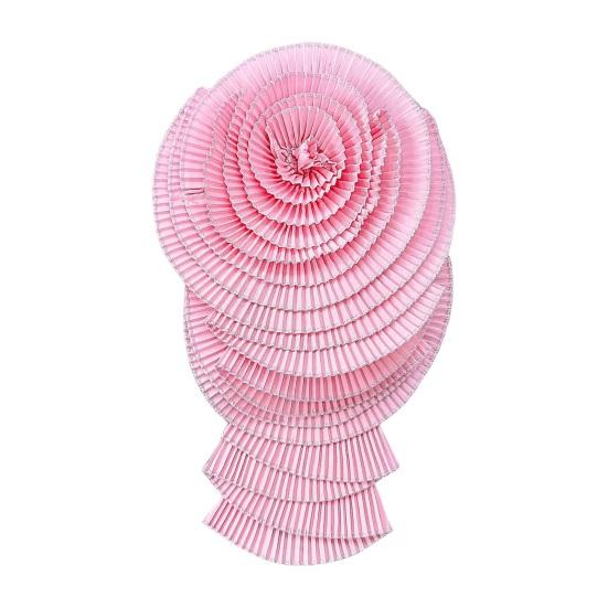 Corsage 3D-Blumenapplikation, mehrlagig, plissiert, für Pullover, Kleid, Bluse, Dekor, DIY, Nähen, Aufnäher, Kleidungszubehör, Hochzeitsfeier, Kleidungsschmuck rosa von Joom DACH