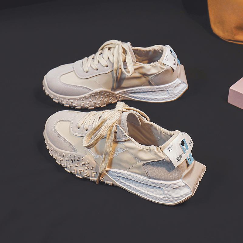 Cortez Damen Schuhe Leichtgewichtige Weiche Sohle Freizeit Sneaker Damen Neuer Student Laufschuhe Daddy Reiseschuhe Mode 40 beige von Joom DACH