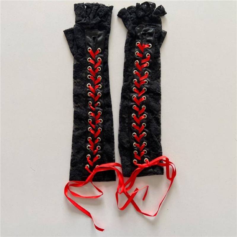 Cosplay Handschuhe 1 Paar Halloween Retro Damen Lange Handschuhe Gothic Spitze Fingerlos One Size Cosplay Handschuhe 1 Paar Halloween Retro Damen Lange Handschuhe Gothic Spitze Fingerlos One Size von Joom DACH