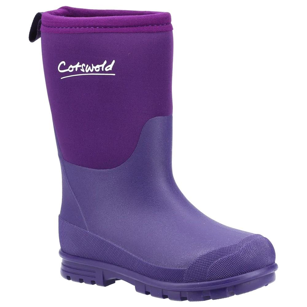 Cotswold Kinder / Kinder Hilly Neopren Gummistiefel 9.5 UK violett von Joom DACH