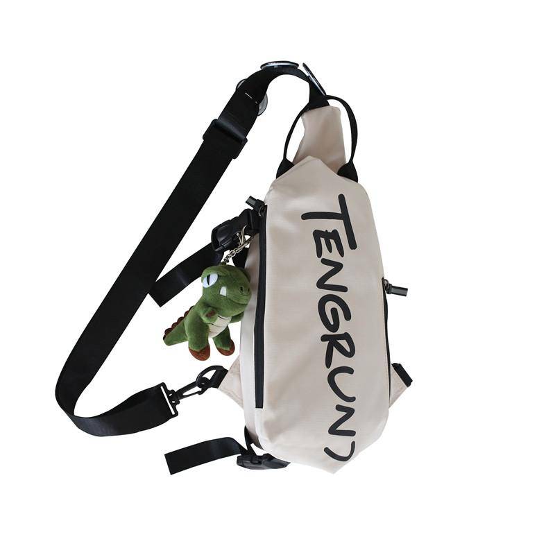 Crossbody Bag Herren Brusttasche Schultertasche weiß von Joom DACH