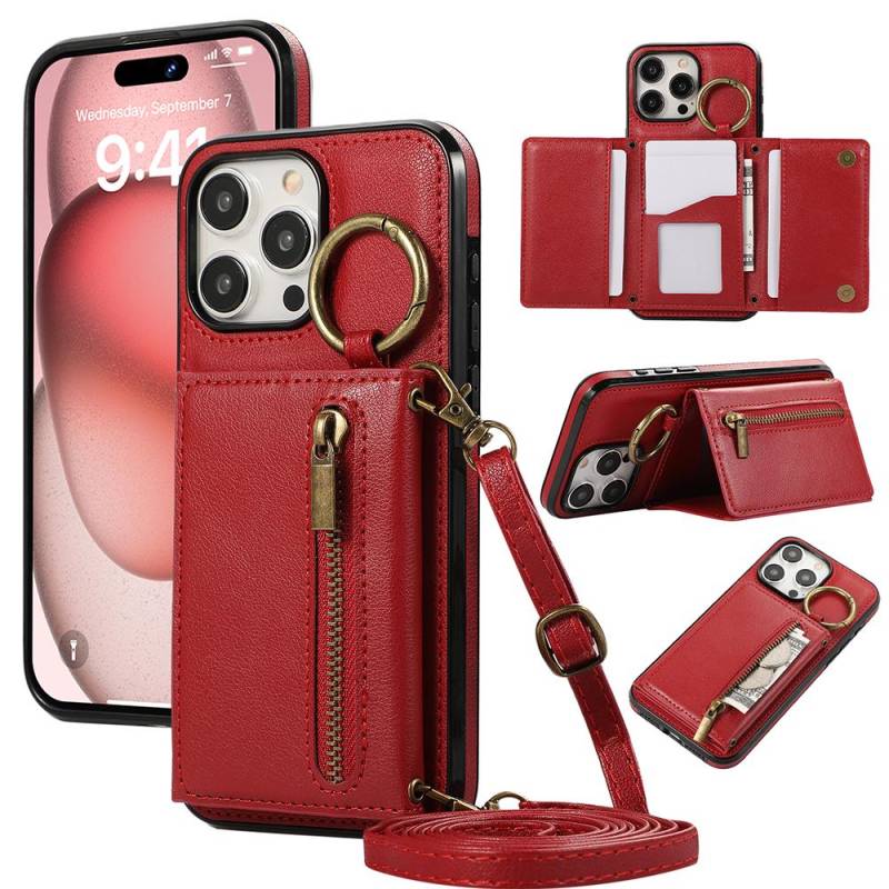 Crossbody Portemonnaie Ring Reißverschluss Ledertasche für iPhone 16 15 14 13 12 11 Pro Max XS MAX Samsung S25 S24 S23 S22 S21 Ultra Plus FE A16 A56 A15 A55 A54 iPhone 16 Pro Max rot Crossbody Portemonnaie Ring Reißverschluss Ledertasche für iPhone 16 15 14 13 12 11 Pro Max XS MAX Samsung S25 S24 S23 S22 S21 Ultra Plus FE A16 A56 A15 A55 A54 iPhone 16 Pro Max rot von Joom DACH