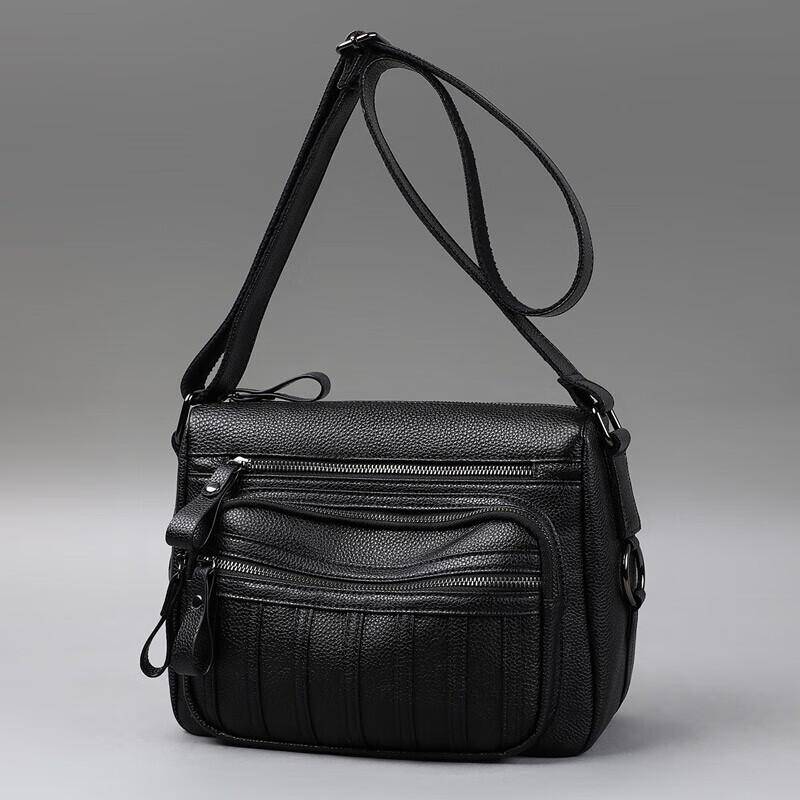 Crossbody-Tasche aus Leder der obersten Schicht Damentasche Muttertasche für das mittlere und höhere Alter Damentasche lässige Schultertasche von Joom DACH