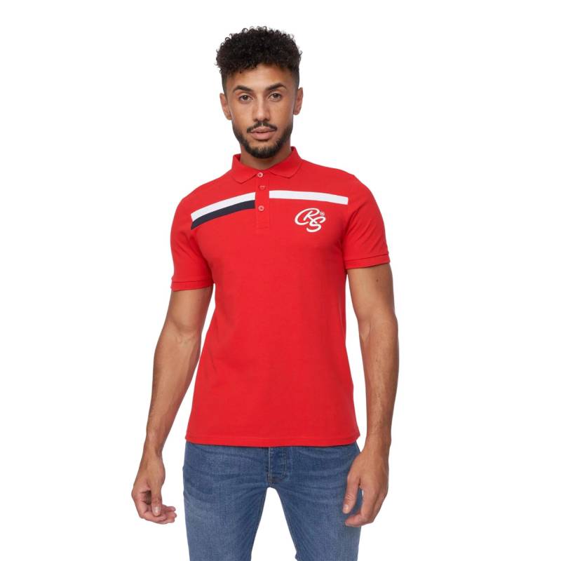 Crosshatch Eveatrax Poloshirt für Herren S rot von Joom DACH