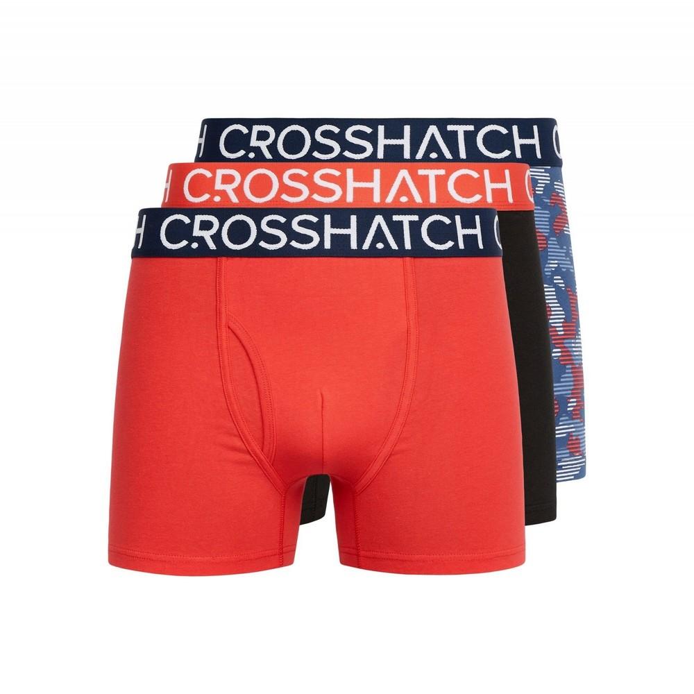 Crosshatch Herren Payso Boxershorts (Packung mit 3) S rot von Joom DACH
