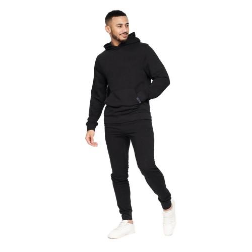 Crosshatch Herren-Set „Emmon“ mit Kapuzenpullover und Jogginghose XXL grau von Joom DACH
