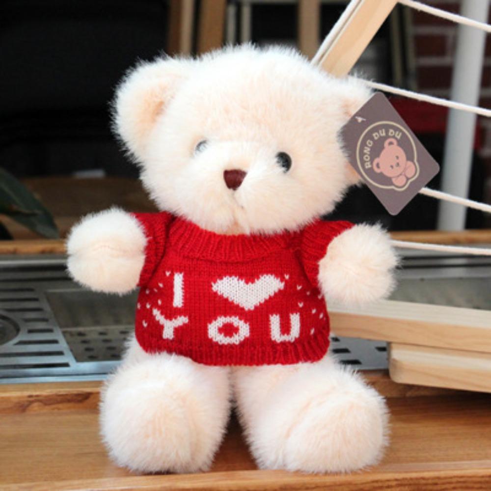 Niedlicher Geschenkbär Teddybär Puppe Puppe Plüschtier Greifautomat Puppe Bodenmarketing Werbeveranstaltung Geschenk 30Cm 8-inch grab machine doll von Joom DACH