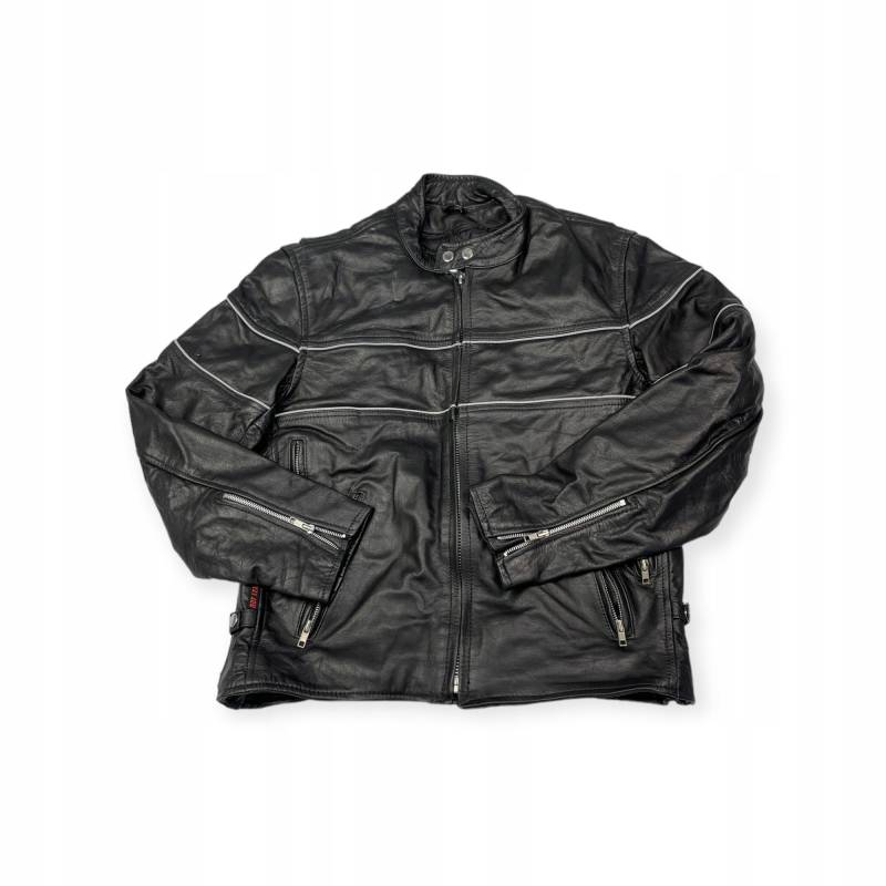 Schwarze Leder-Bikerjacke für Herren Hot Leather 42 - Gebraucht Schwarze Leder-Bikerjacke für Herren Hot Leather 42 - Gebraucht von Joom DACH