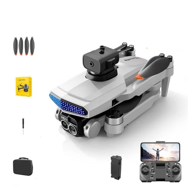 D6 MINI UAV ESC Dual Kamera Fotografie Optische WIFI FPV Drohne Fünf-Wege-Hindernisvermeidung Leuchtender Quadcopter Kinderspielzeug Geschenk Kinder Dual camera 1 battery grau von Joom DACH