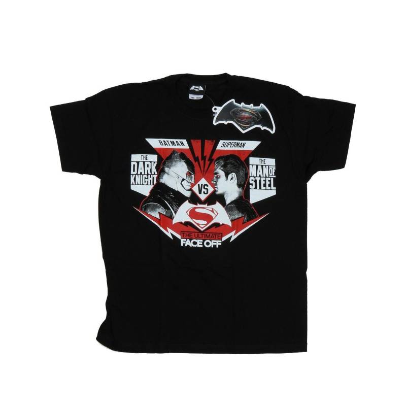 DC Comics Herren Batman v Superman Face Off T-Shirt XXL schwarz von Joom DACH