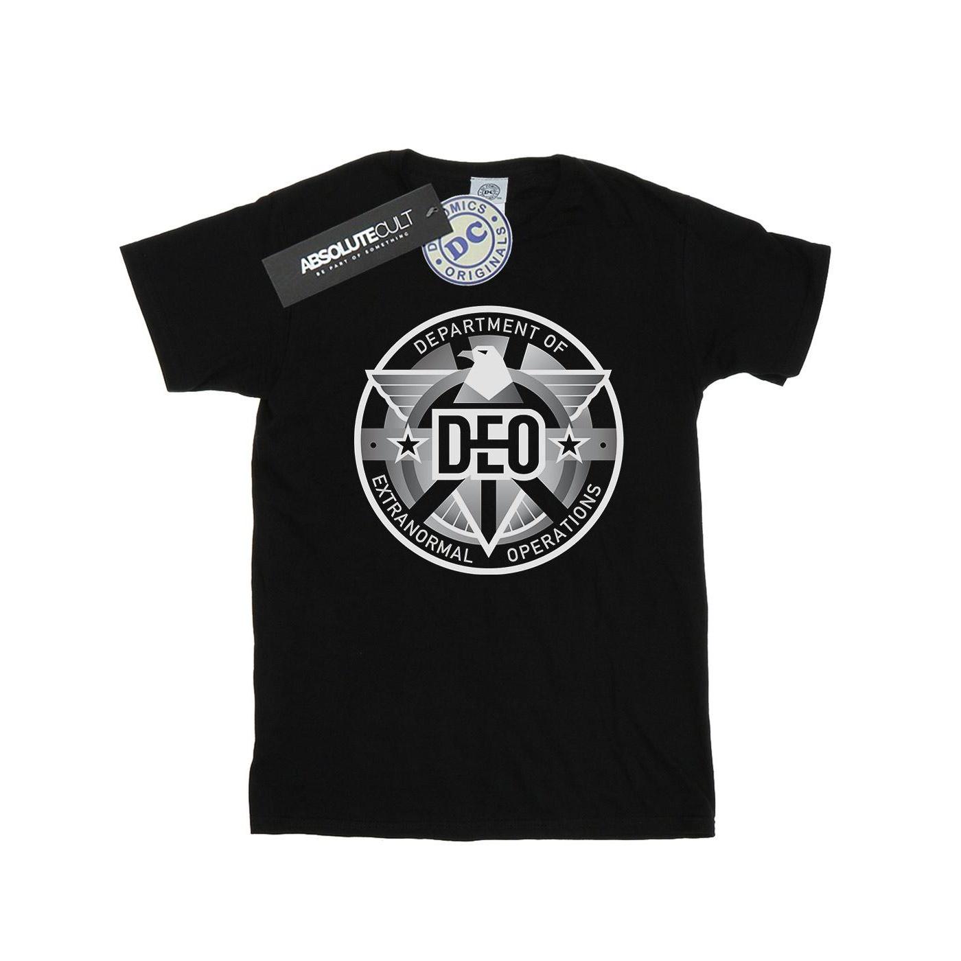 DC Comics Herren-T-Shirt mit Supergirl-TV-Serie Deo-Wappen XXL schwarz DC Comics Herren-T-Shirt mit Supergirl-TV-Serie Deo-Wappen XXL schwarz von Joom DACH