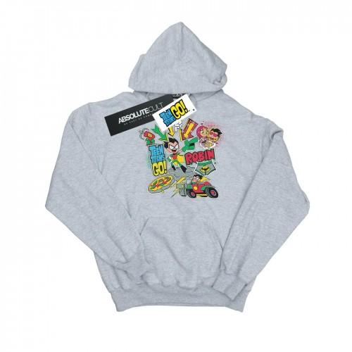 DC Comics Herren Teen Titans Go Robin Montage Kapuzenpullover L weiß von Joom DACH