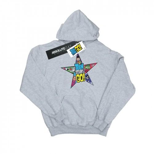 DC Comics Jungen Teen Titans Go Star Logo Kapuzenpullover 9-11 Years weiß von Joom DACH