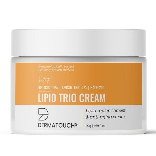 DERMATOUCH Lipid Trio Creme | Anti-Aging-Creme | Ölkontrollierende & feuchtigkeitsspendende Creme | Gesichtscreme für Frauen & Männer | 50g von Joom DACH