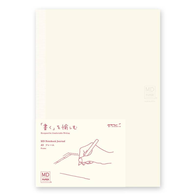 DESIGNPHIL Midori MD A5 Journal Notizbuch Rahmen A 15309006     Premium Schreibwaren für Bullet Journaling von Joom DACH
