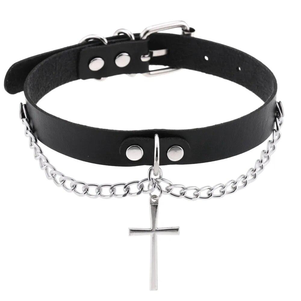 DIEZI Personalisierte Männer Schwarz PU Leder Halsband Halskette Gothic Kragen Halskette Drehmomente Für Frauen Boho Vintage Party Schmuck DIEZI Personalisierte Männer Schwarz PU Leder Halsband Halskette Gothic Kragen Halskette Drehmomente Für Frauen Boho Vintage Party Schmuck von Joom DACH