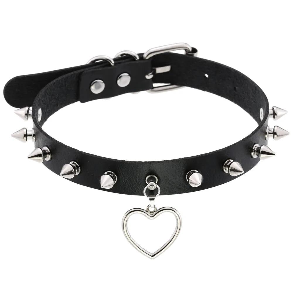 DIEZI Personalisierte Männer Schwarz PU Leder Halsband Halskette Gothic Kragen Halskette Drehmomente Für Frauen Boho Vintage Party Schmuck von Joom DACH