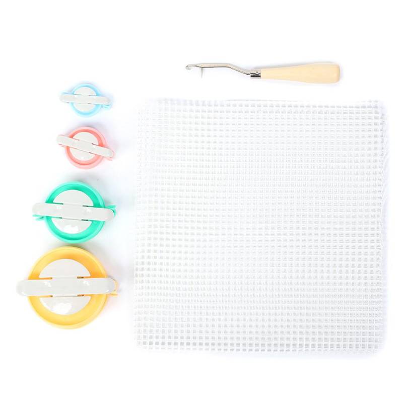 DIY Blanko Teppichweben Stricken Latch Hook Häkelnadel für Teppichherstellung Teppich-Set von Joom DACH