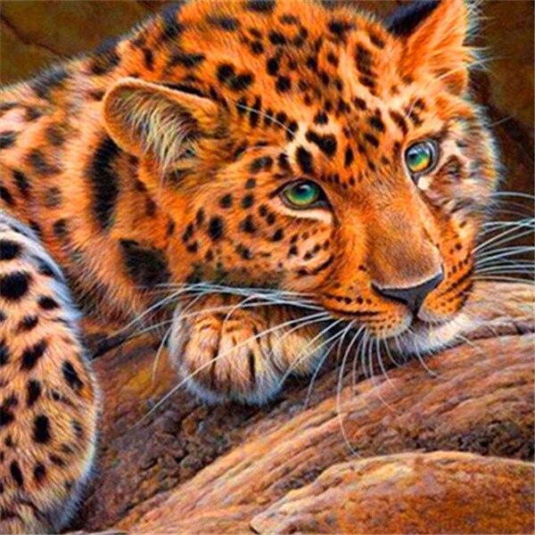 DIY-Diamant-Kunst-Gemälde-Set, Rosen-Diamant-Stickerei, Verkauf, Tier-Schwan-Bilder von Strasssteinen, Mosaik-Bastelset Full Round 30x30CM bunt von Joom DACH