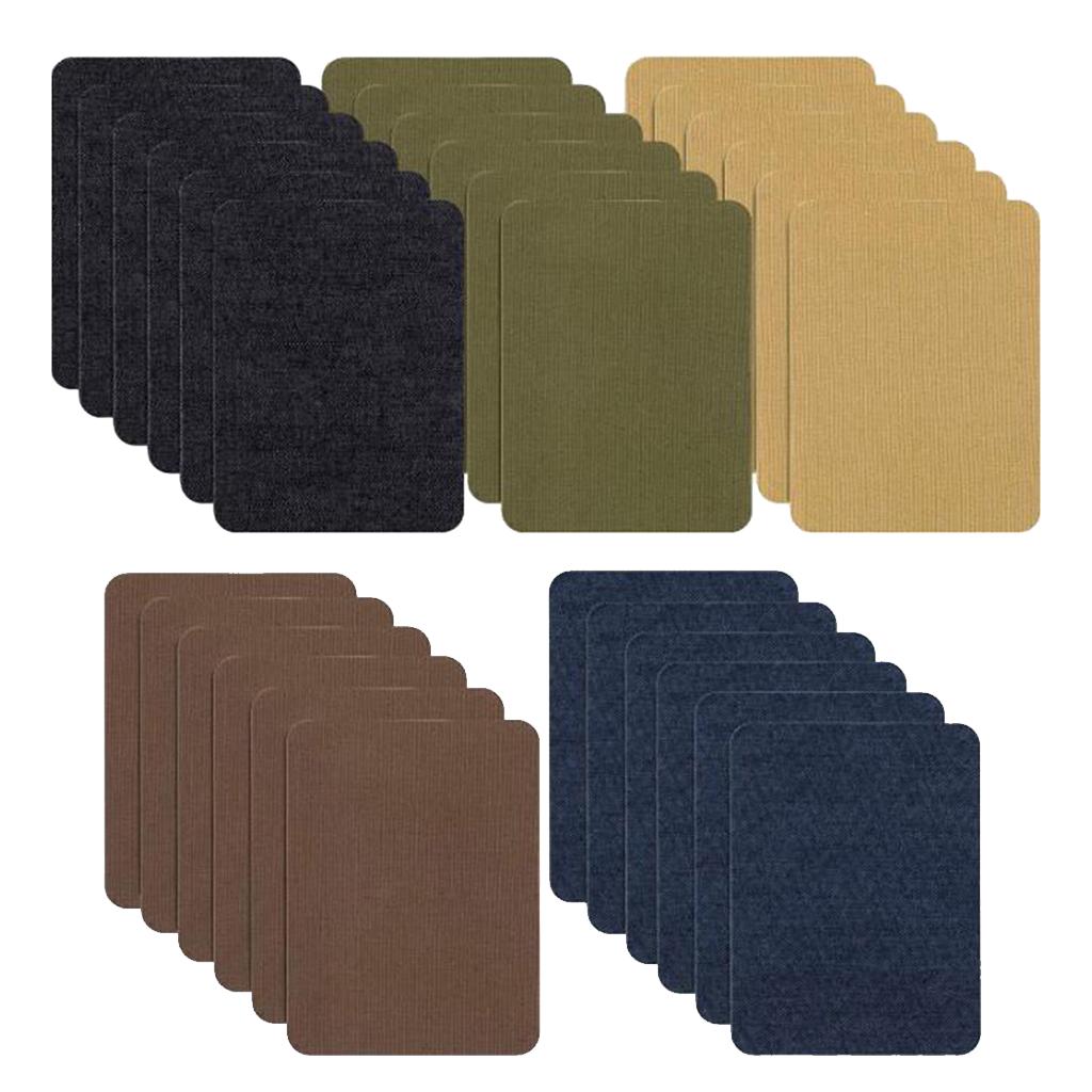 DIY Eisen auf Reparatur Flicken Patches Jeans Hosen Jacke Mantel Aufkleber Applikationen 30Pcs 5Colors bunt von Joom DACH