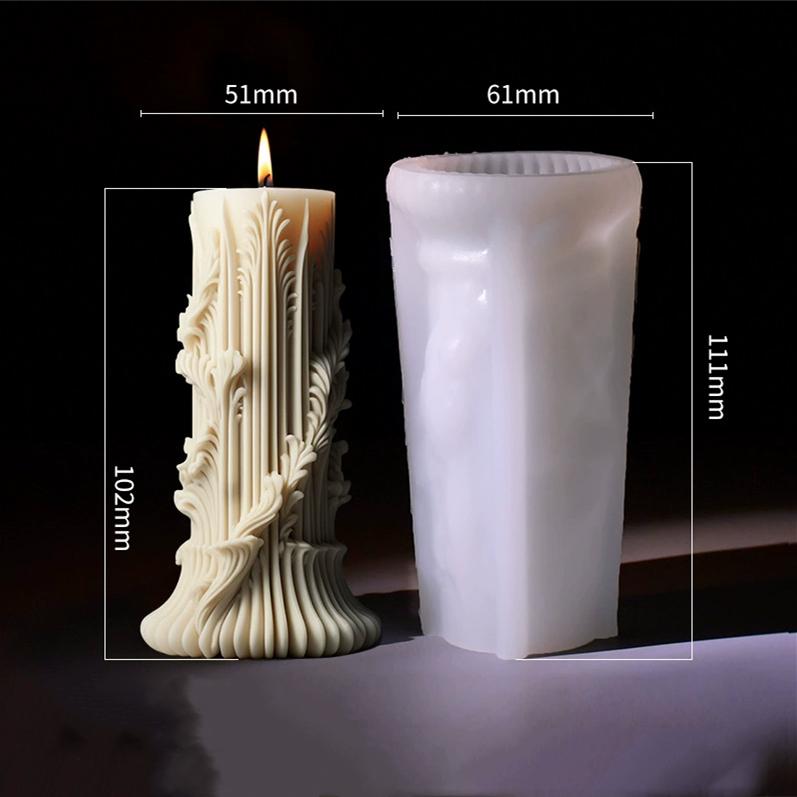 DIY Europäische Zylinder Duftkerze Silikonform Einfache Säulenformen Kerzenherstellung Handgeschenk Schleifwerkzeug Heimdekoration von Joom DACH