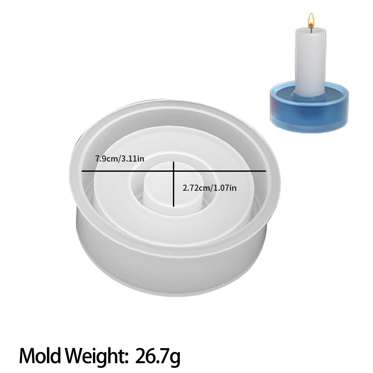 DIY Gips Kerzenständer Silikonform Zylindrisch Liebe Pentagramm Kerzenhalter Gips Epoxidharz Beton Gießen Heimdeko von Joom DACH