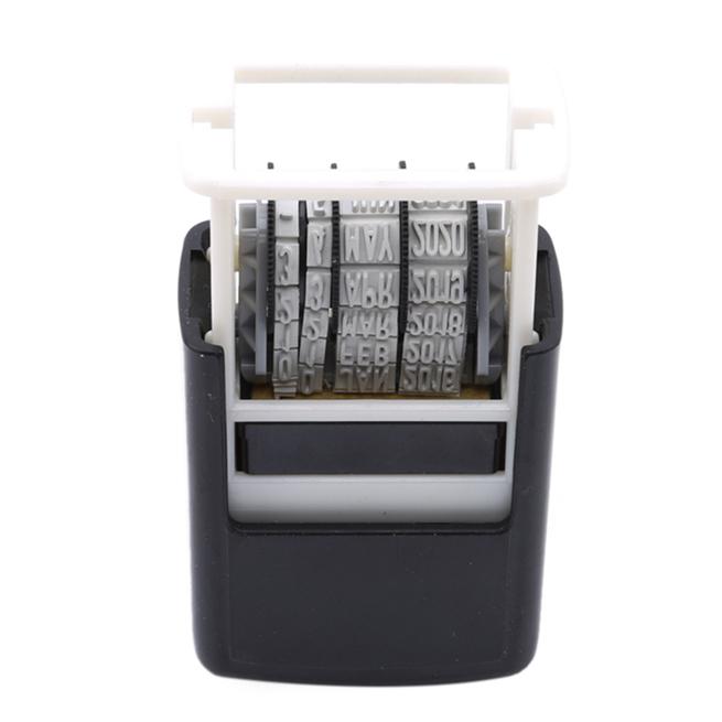 DIY Griff Konto Datum Stempel Stempel Schlamm Set Mini Selbstfärbende Briefmarken Scrapbooking Büro Liefert schwarz von Joom DACH