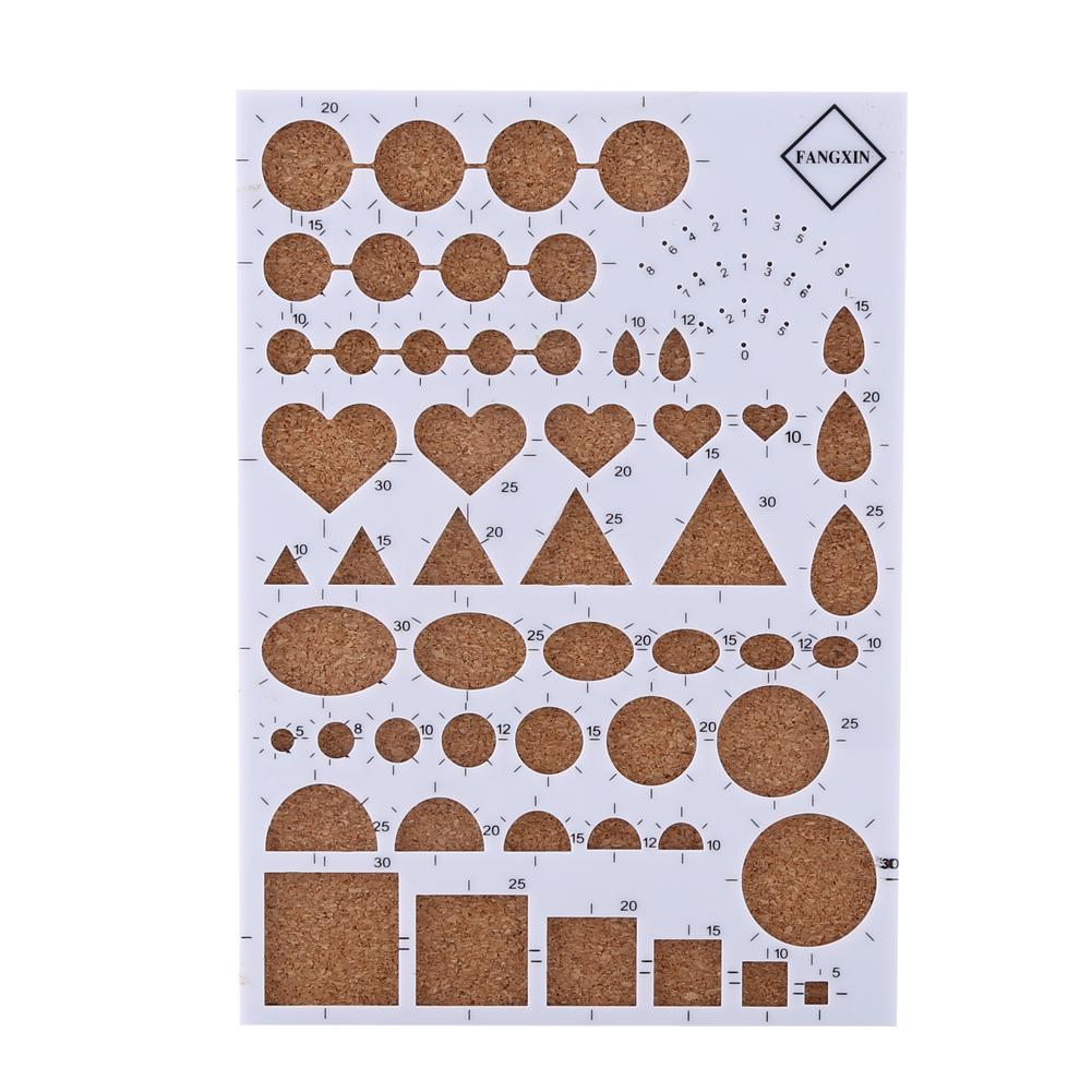 DIY Papierbastelvorlagebrett   Pinzette   Stecknadeln   Schlitzstift Quilling-Werkzeugset (Weiß) weiß von Joom DACH