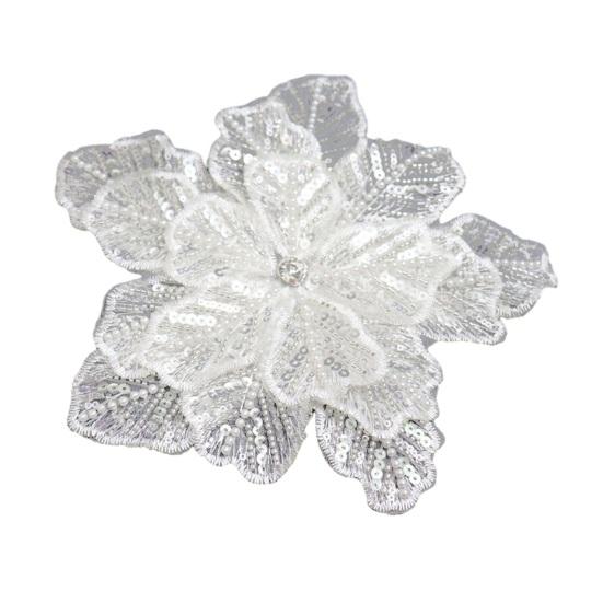 DIY Patch Dekoration Mehrschichtige Pailletten Kunstperlen Blumenform Große Stickerei Applikationen Kleid Brautjungfer Kleidung Dekor B DIY Patch Dekoration Mehrschichtige Pailletten Kunstperlen Blumenform Große Stickerei Applikationen Kleid Brautjungfer Kleidung Dekor B von Joom DACH