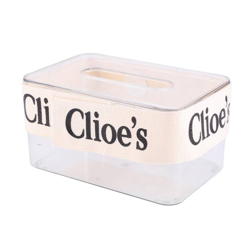 DIY Taschentuchboxhalter Öffnung vergrößert Transparent DIY Serviettenbox mit Gurtband für Büro von Joom DACH